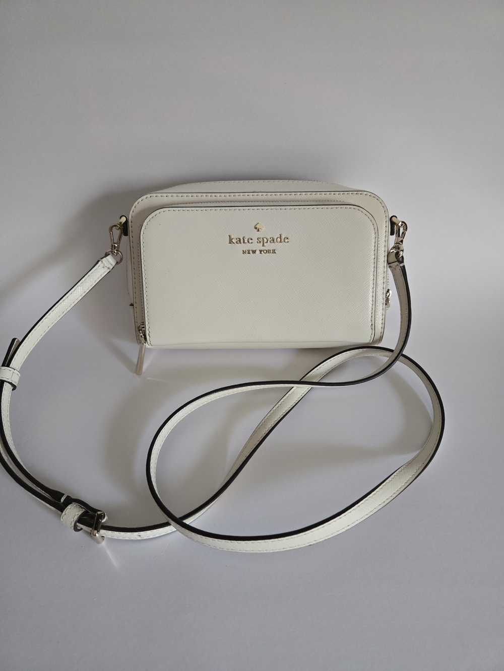 Kate Spade New York White Crossbody Bag